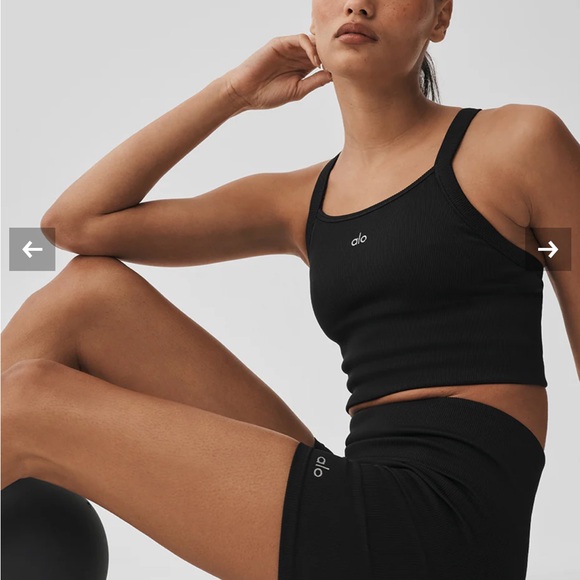 Alo Seamless Ribbed Favorite Bra Tank XS - Picture 5 of 10